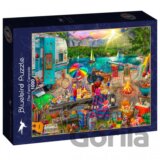 Puzzle Rodinný kemping