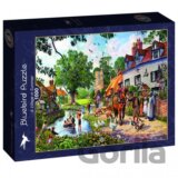 Puzzle Dedina v lete