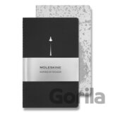 Moleskine - set 2 zošitov NASA-inspired (čierny + sivý)