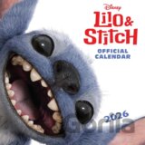 Oficiální nástěnný kalendář Disney 2026: Lilo & Stitch s plakátem (SQ 30,5 x 30,5|61 cm)