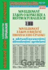 Novelizovaný zákon o konkurze a reštrukturalizácii a novelizovaný zákon o riešení hroziaceho úpadku