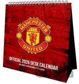 Oficiální stolní kalendář 2026 FC Manchester United (16 x 17,5 cm)