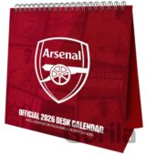 Oficiální stolní kalendář 2026 FC Arsenal (16 x 17,5 cm)