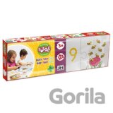 Puzzle pro předškoláky v krabičce: Čísla, barvy, tvary