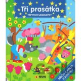 Tři prasátka - Třpytivé samolepky