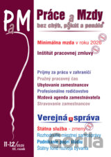 Práce a Mzdy 11-12 / 2025 - Minimálna mzda