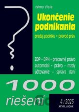 1000 Riešení 4/2025 - Ukončenie podnikania a predaj podniku