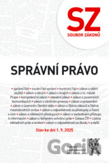 Soubor zákonů. Správní právo – stav ke dni 1. 9. 2025