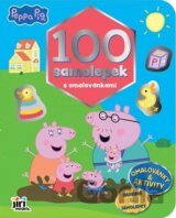 Peppa Pig (Prasátko Peppa) - 100 samolepek s omalovánkami