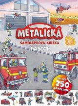 Metalická samolepková knížka Hasiči