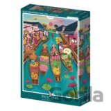 Puzzle Plávajúci trh Thajsko