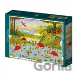 Puzzle Karibské plameniaky