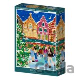 Puzzle Vianočný trh v Bruggách