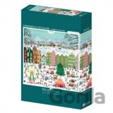 Puzzle Vianoce na námestí