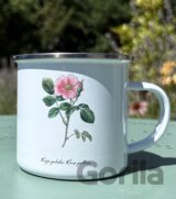 Smaltovaný hrnček ruža gálska