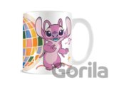 Hrnček keramický Lilo a Stitch, disco ball 315 ml
