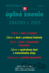 Aktualizácia I/3 2025 – daňové a účtovné zákony