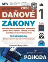 Daňové zákony 2026 (Díl 1.)
