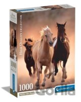 Puzzle 1000 dílků Běžící koně