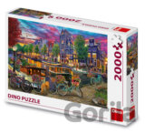Puzzle Malovaný Amsterdam
