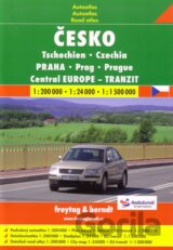 Česko, Praha 1:200 000  1:24 000  1:1 500 000