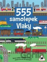 555 samolepek - Vlaky