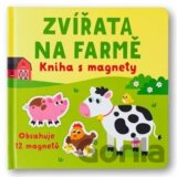 Zvířata na farmě - kniha s magnety