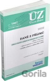ÚZ 1667 Daně z příjmů