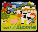Tvarované leporelo - Slova na farmě