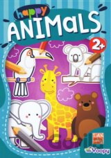 Happy Animals - omaľovánka