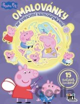 Omalovánky se svítícími samolepkami: Prasátko Peppa