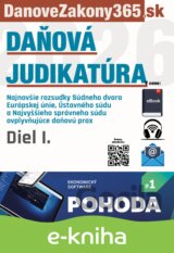 Daňová judikatúra - Diel I.