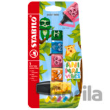 Zvýrazňovač - STABILO BOSS MINI Animal Vibes - 5 ks sada - neonové farby
