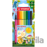 Prémiová vláknová fixka - STABILO Pen 68 Mini Animal Vibes - 8 ks sada