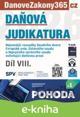 Daňová judikatura (VIII.)