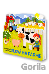 Tvarované leporelo: Slová na farme