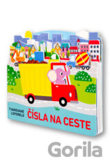 Tvarované leporelo: Čísla na ceste