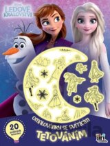 Omalovánky se svítícím tetováním: Ledové království