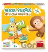 První hraní: Africká zvířátka 15 maxi puzzle