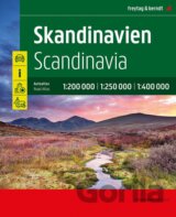 Skandinávie 1:200 000 - 1:400 000 / autoatlas
