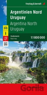 Severní Argentina - Uruguay 1:1 800 000 / automapa