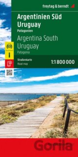 Jižní Argentina – Uruguay 1:1 800 000 / automapa