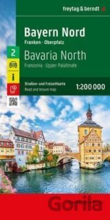 Severní Bavorsko 1:200 000 / automapa + volnočasová mapa