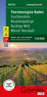 Termální oblast Baden 1:50 000 / turistická, cyklistická a rekreační mapa