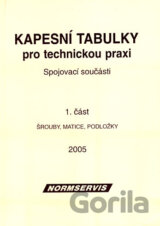 Kapesní tabulky pro technickou praxi - Spojovací součásti - 1. část