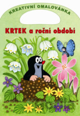 Krtek a roční období - Kreativní omalovánky A4 s výsekem