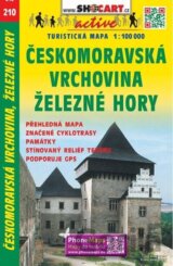 Českomoravská vrchovina, Železné hory 1:100 000