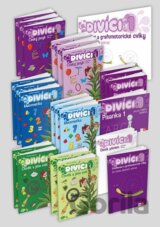 Divíci 1 - základní učitelský balíček - Český jazyk GM (vázané písmo) + Matematika + Člověk a jeho svět