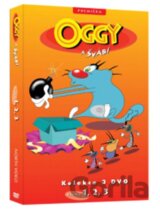Oggy a švábi  Pack DVD 1 – 3 (Tip na cestu, Stroj, času, Lesk a sláva)