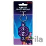 Kľúčenka gumová K-pop Demon Hunters, logo Huntrix
